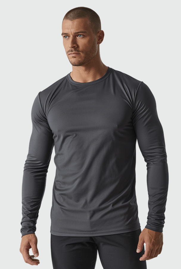 Серая футболка базовая