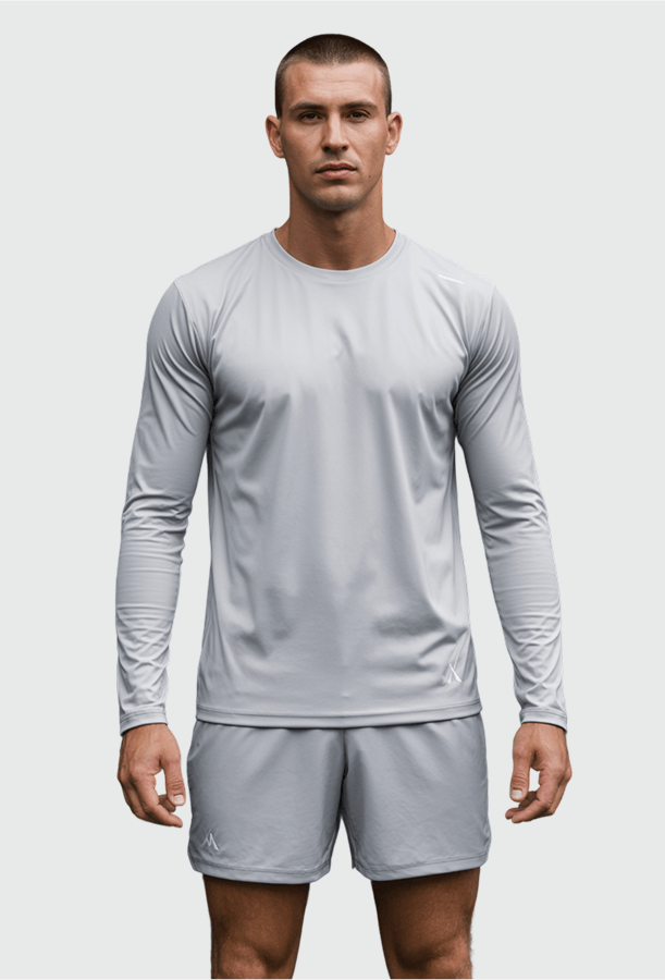 Серая футболка базовая